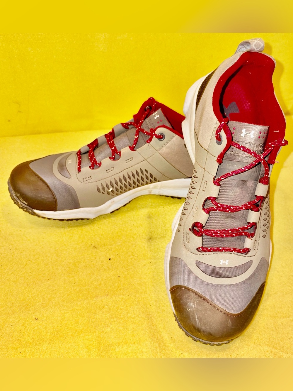 Womens Under Armour SpeedFit Gray Athletic Low Hiking Shoes Size 7.5